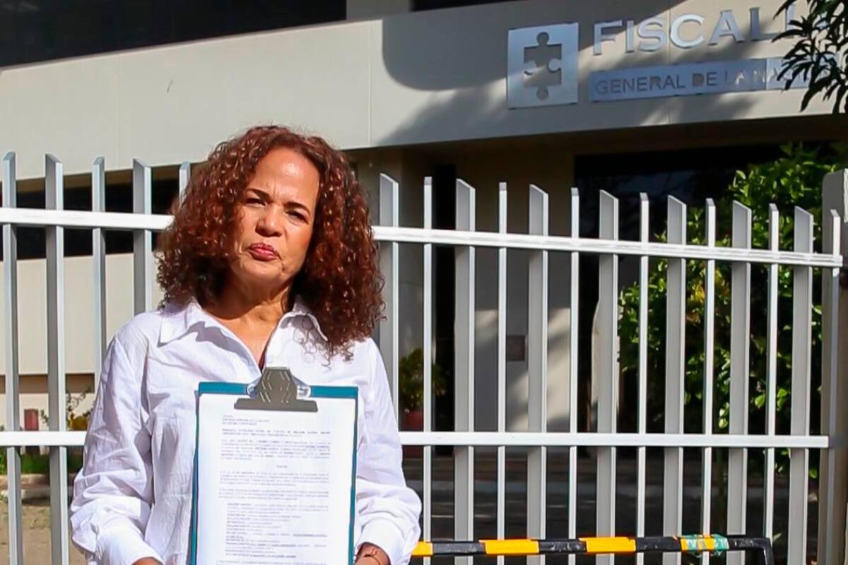 Judith Pinedo denuncia a candidato a la Alcaldía ante la Fiscalía
