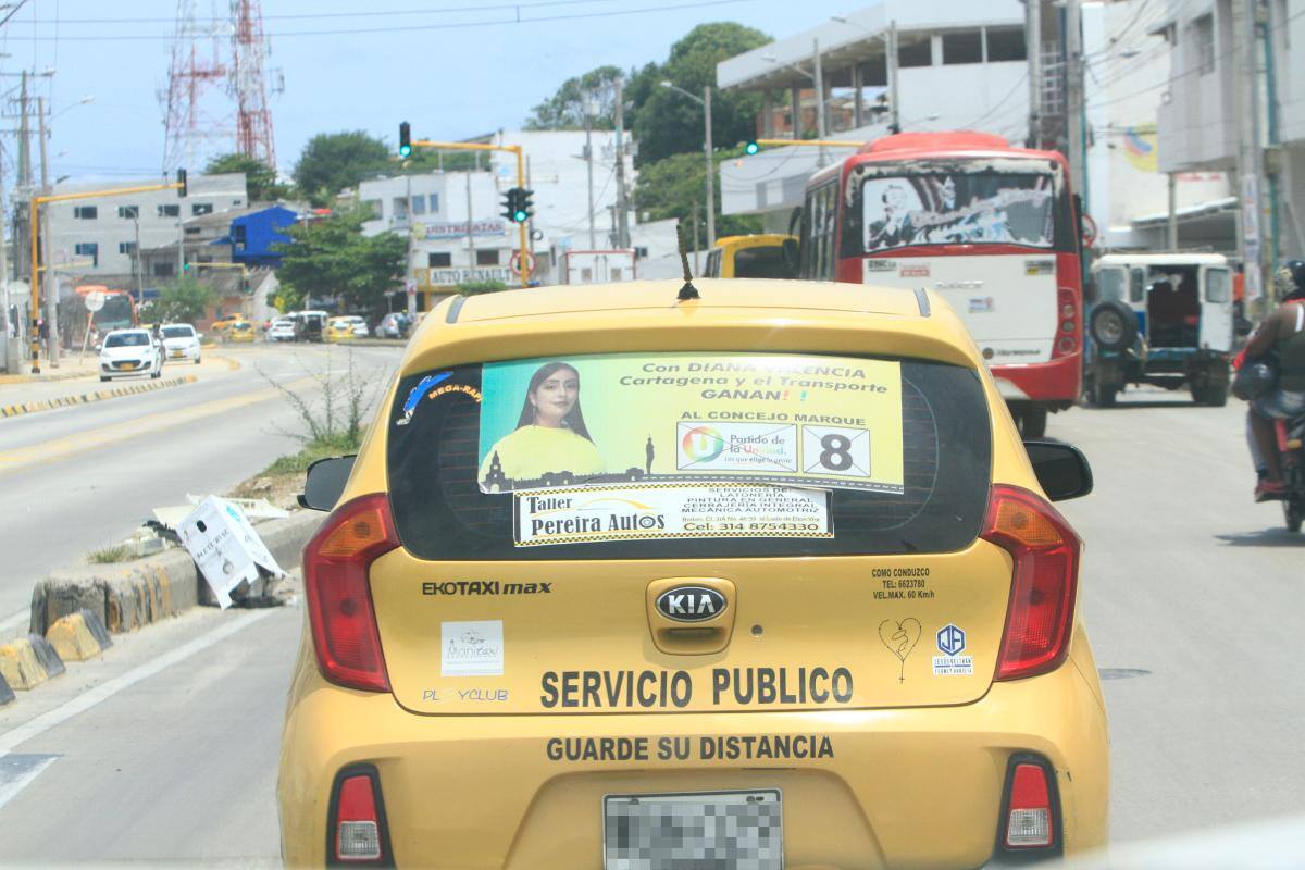 ¡Tenga cuidado! Datt controlará y sancionará vehículos con propaganda política