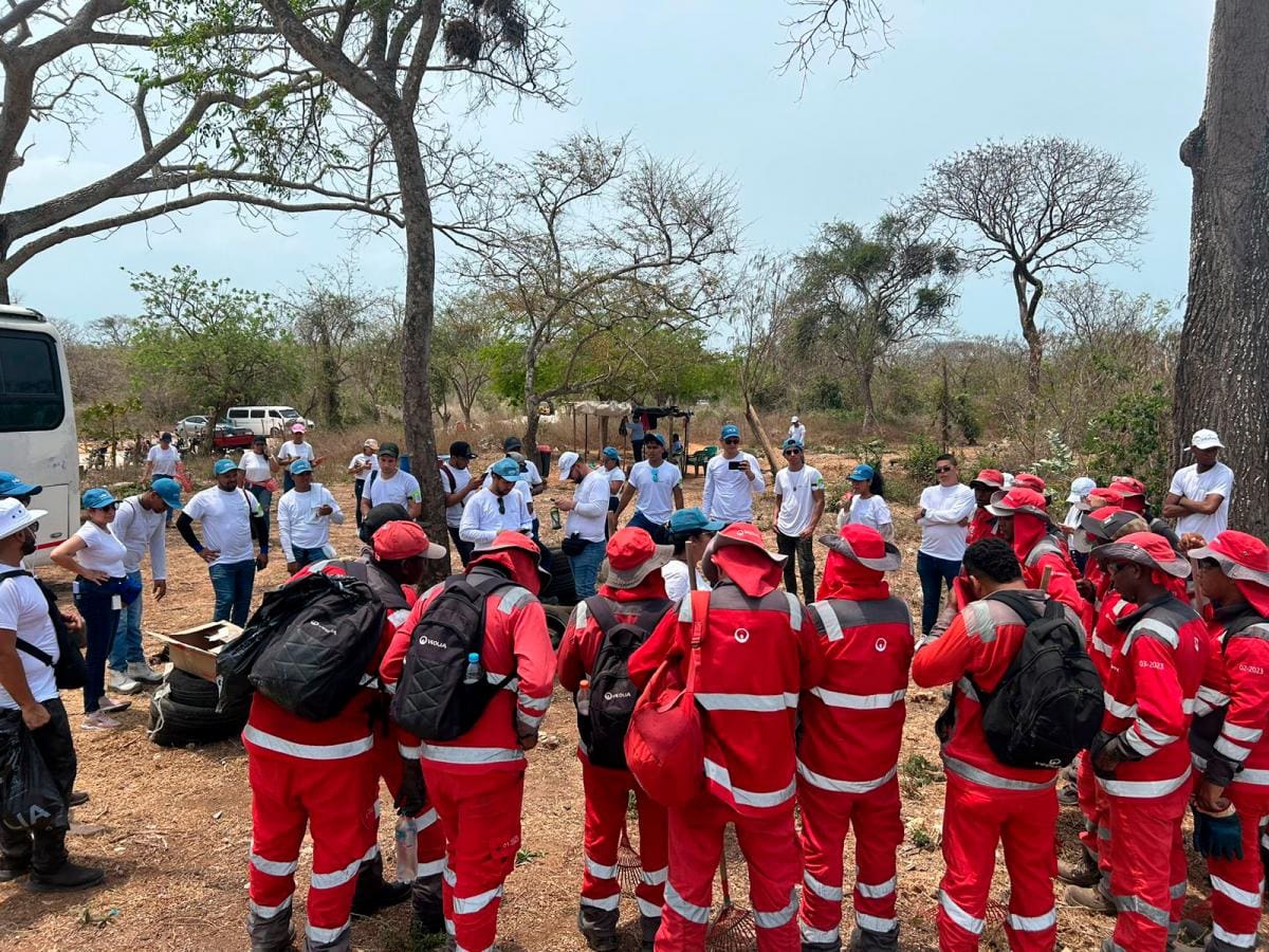 La jornada de limpieza en Playa Blanca, liderada por Veolia, fue un éxito. //Fotos: Cortesía