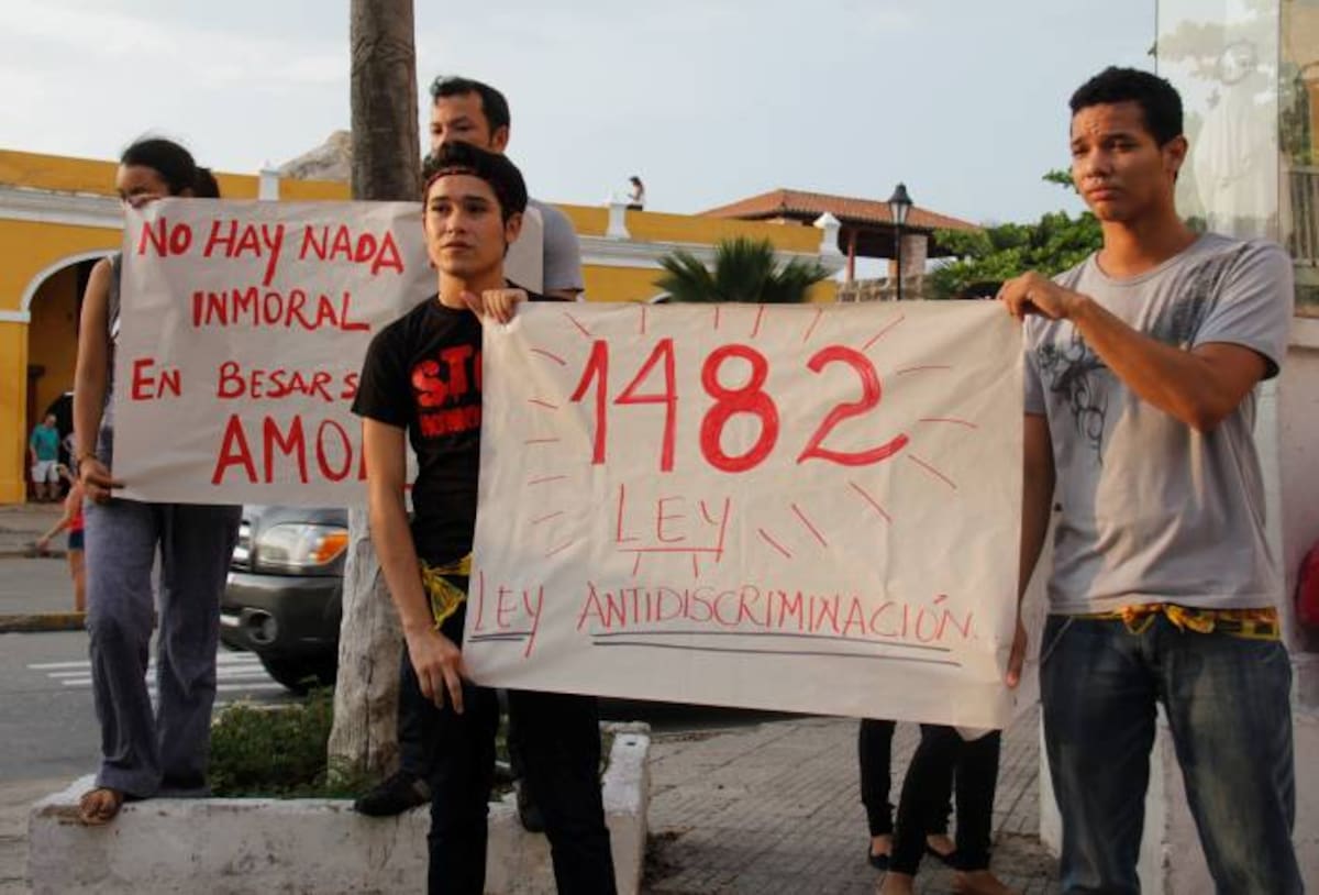 La comunidad LGBTI si-gue exigiendo el respeto de sus derechos. KAILLINE GIRALDO, EL UNIVERSAL