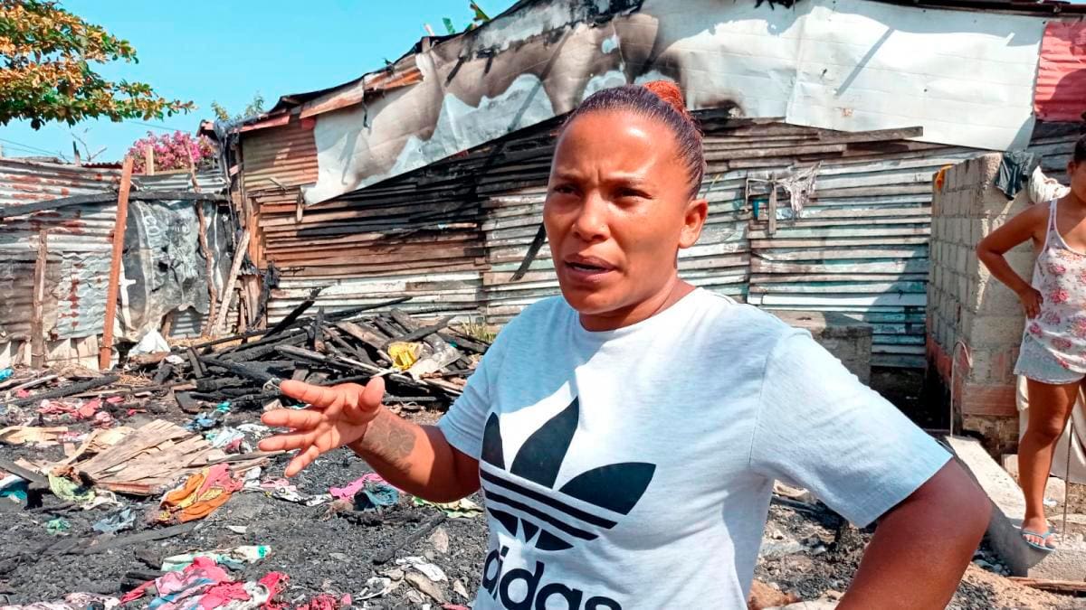 Erika Rubio, madre de la niña quemada en el incendio provocado.