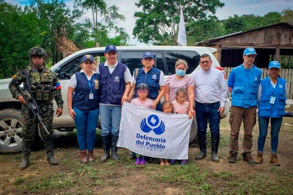 Liberadas las dos niñas secuestradas por las disidencias de ‘Iván Mordisco’