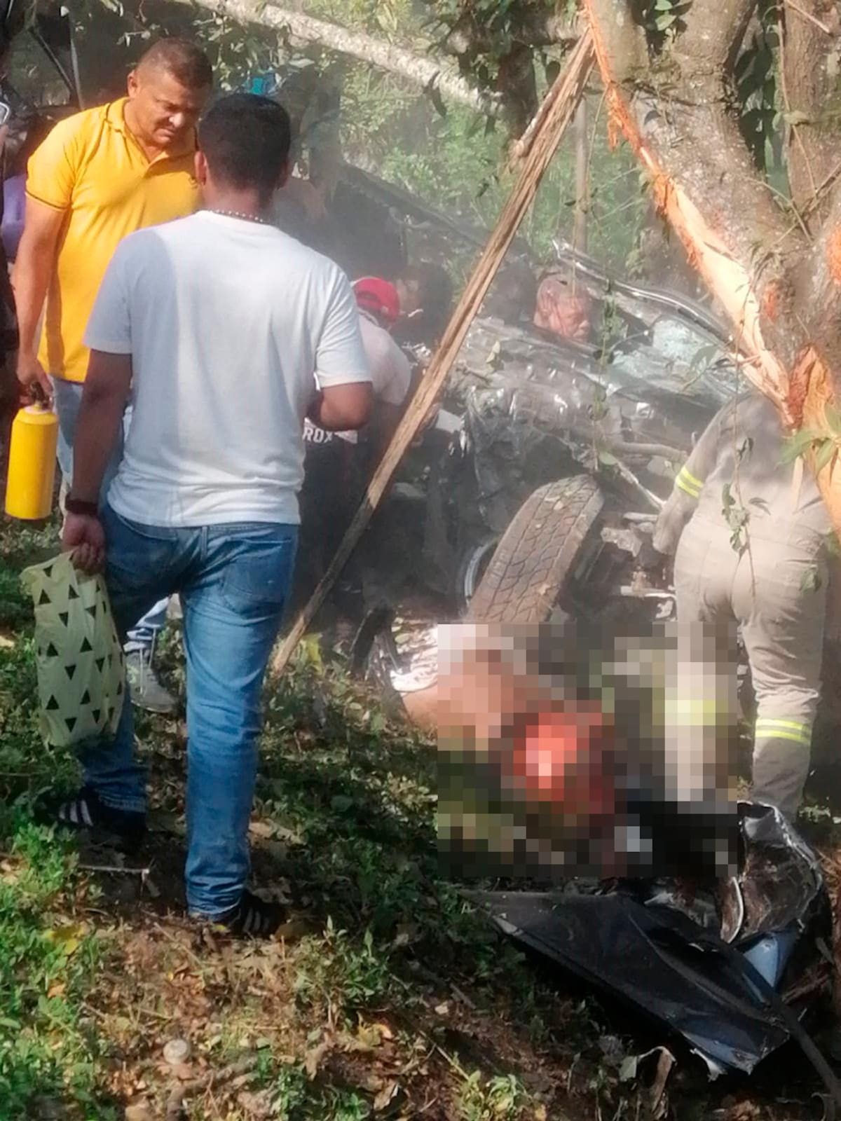 El accidente ocurrió a eso de las 3:30 de la tarde.//Foto: cortesía.