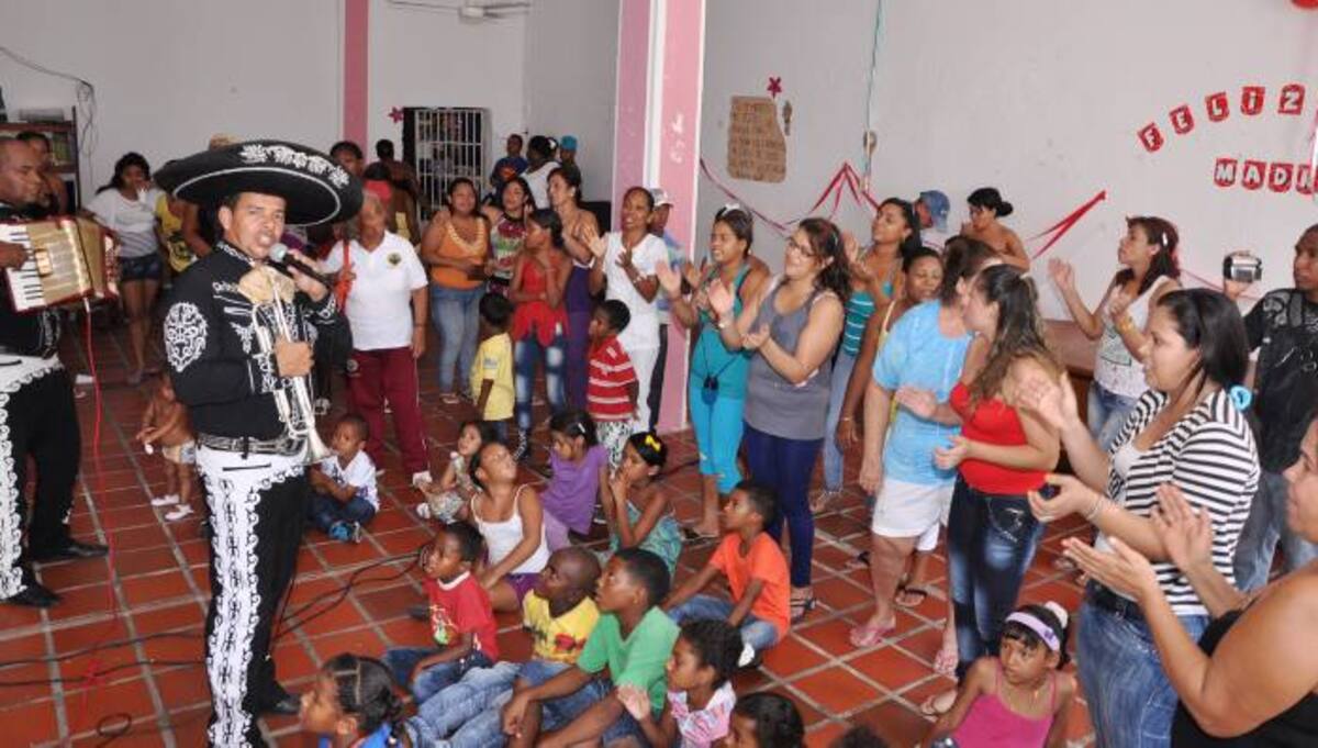 Las 87 internas de la Cárcel de San Diego también tuvieron tiempo para las celebraciones.