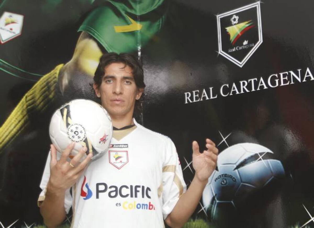 Gilberto Velásquez, nuevo jugador del Real Cartagena. JULIO CASTAÑO/EL UNIVERSAL