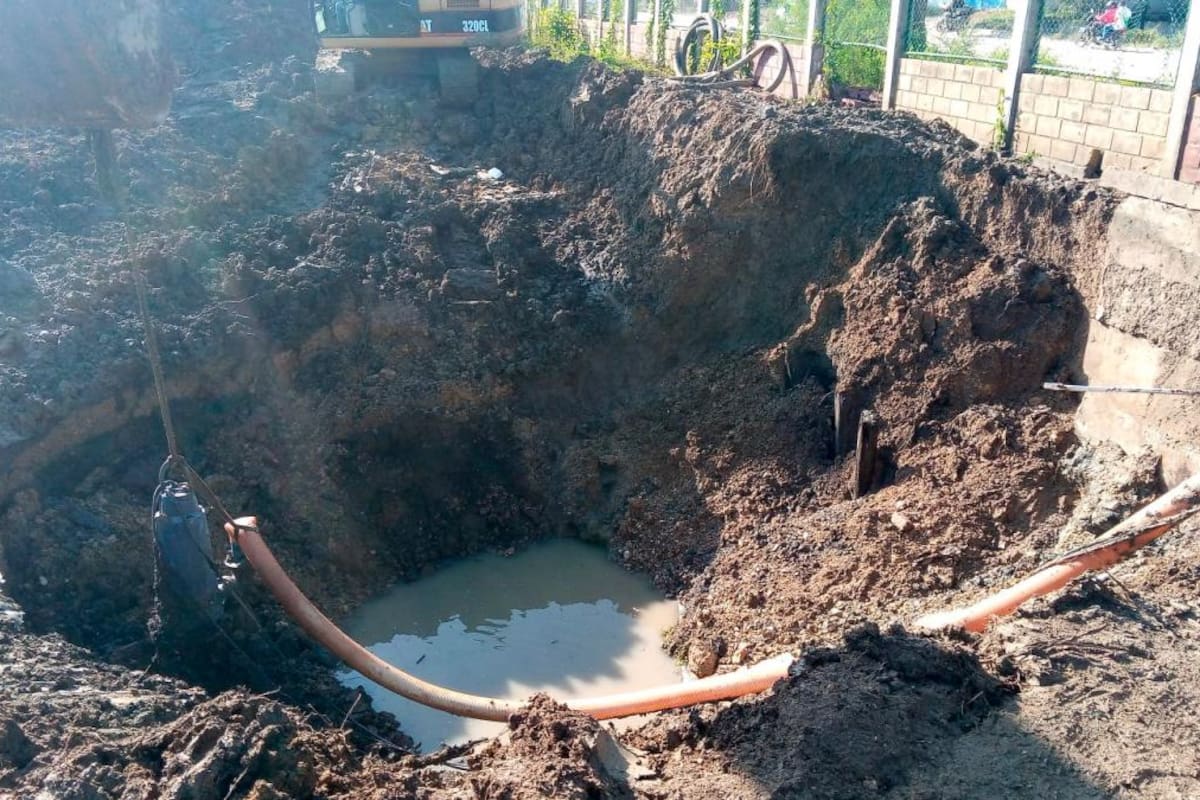 Daño en tubería de agua tendrá al 40% de Cartagena sin agua