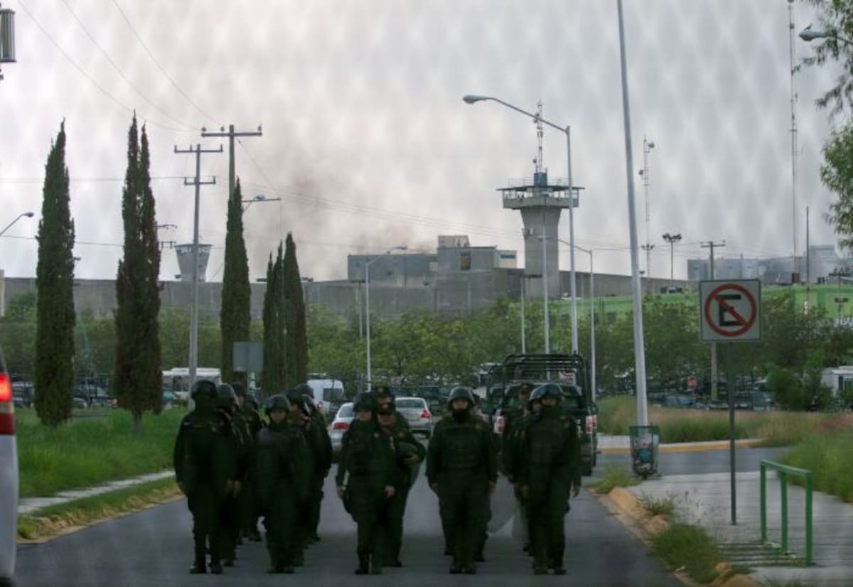 El Penal de Cadereyta sufrió otro motín hace seis meses, con una riña entre internos que dejó cuatro presos muertos. EFE