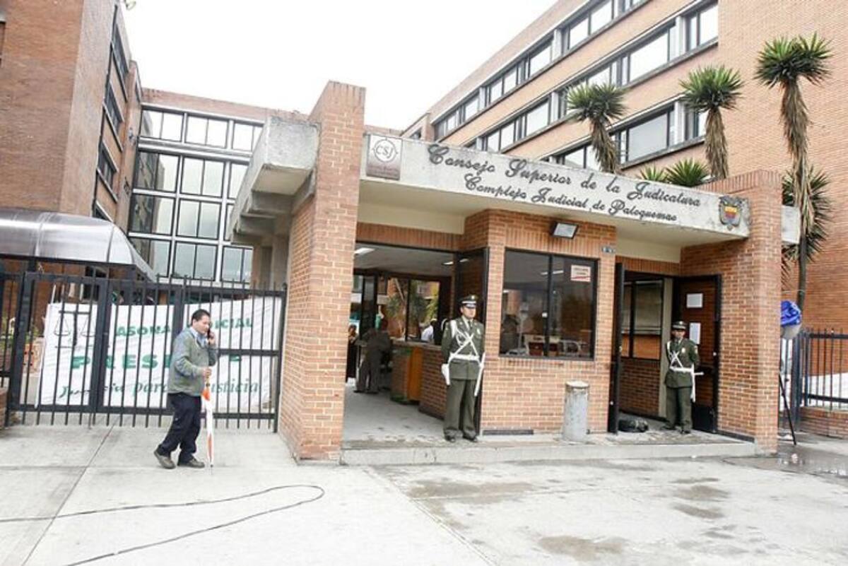 Juzgados de Paloquemao, en Bogotá. Colprensa.