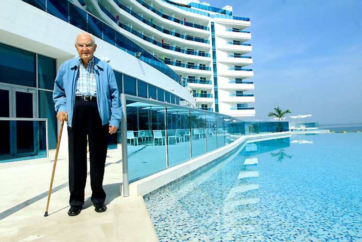 Alberto Araújo Merlano, en el Hotel Las Américas (Torre del Mar). JULIO CASTAÑO / EL UNIVERSAL