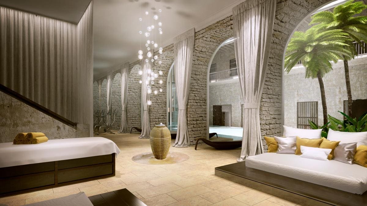 El proyecto incluye un spa. // CORTESÍA