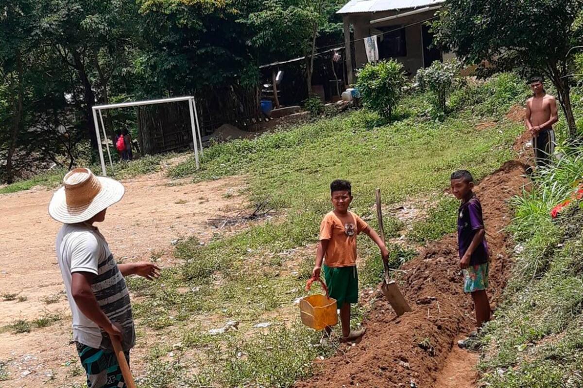 “Queremos una cancha en buen estado”: habitantes de San Cayetano