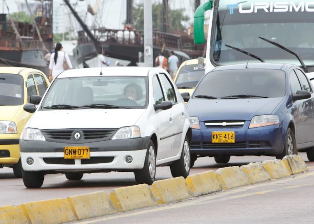 Pico y placa de este lunes será para los vehículos terminados en 1 y 2. EL UNIVERSAL