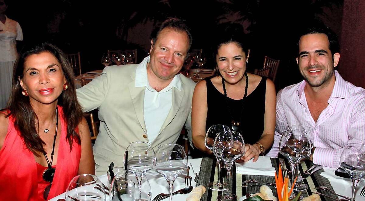 Chiqui Echavarría, Massimo Redaelli, Lina Botero y Sergio Castaño.