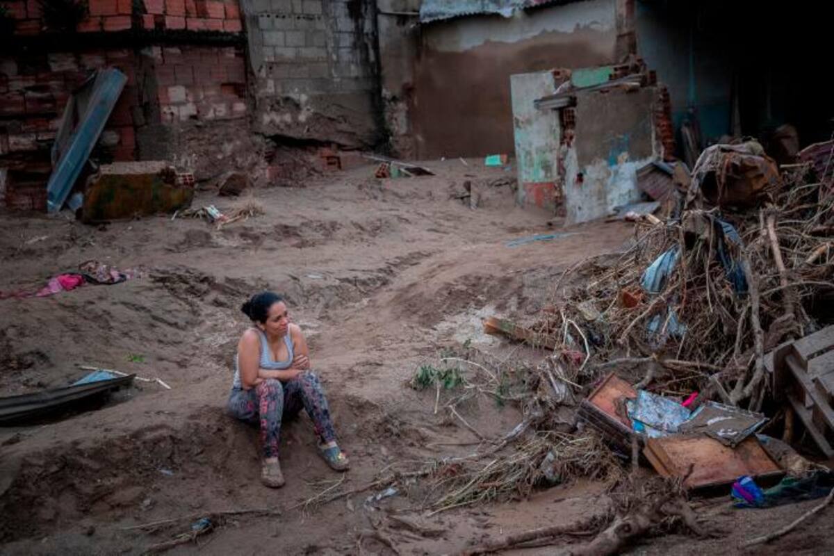 Devastador: las imágenes tras el deslizamiento de tierra en Venezuela