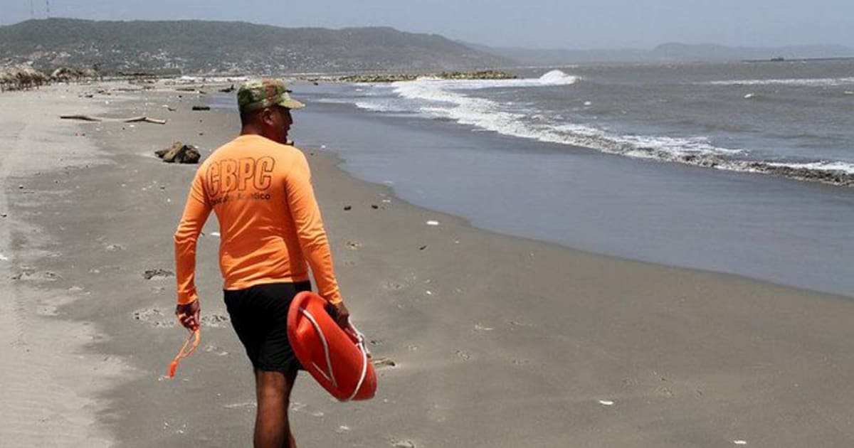 Sin vida hallan al bañista de 24 años, desaparecido en playas de Puerto Colombia