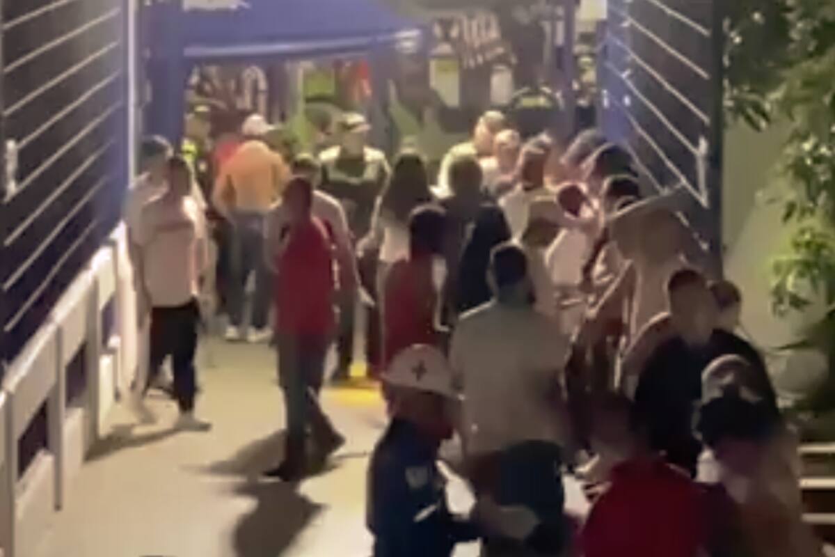 6 heridos deja el enfrentamiento de hinchas de Junior y Bucaramanga