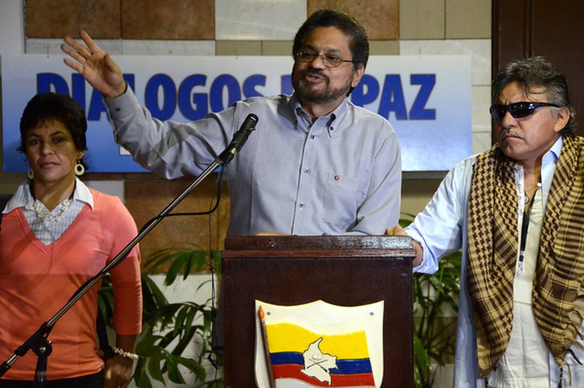 Delegación de las Farc en el proceso de paz que se adelanta con el Gobierno colombiano en La Habana, Cuba. COLPRENSA