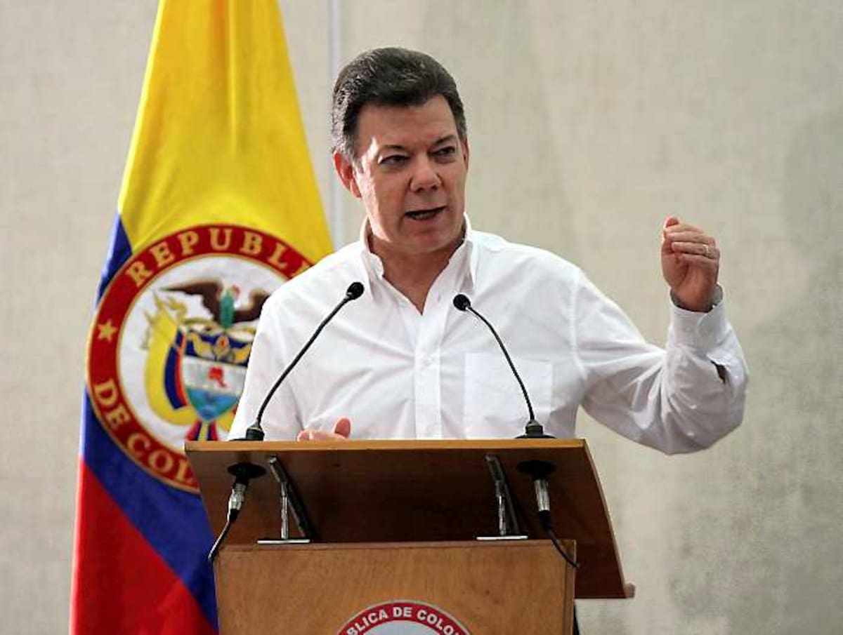 Juan Manuel Santos, presidente de Colombia. Aroldo Mestre/ El universal