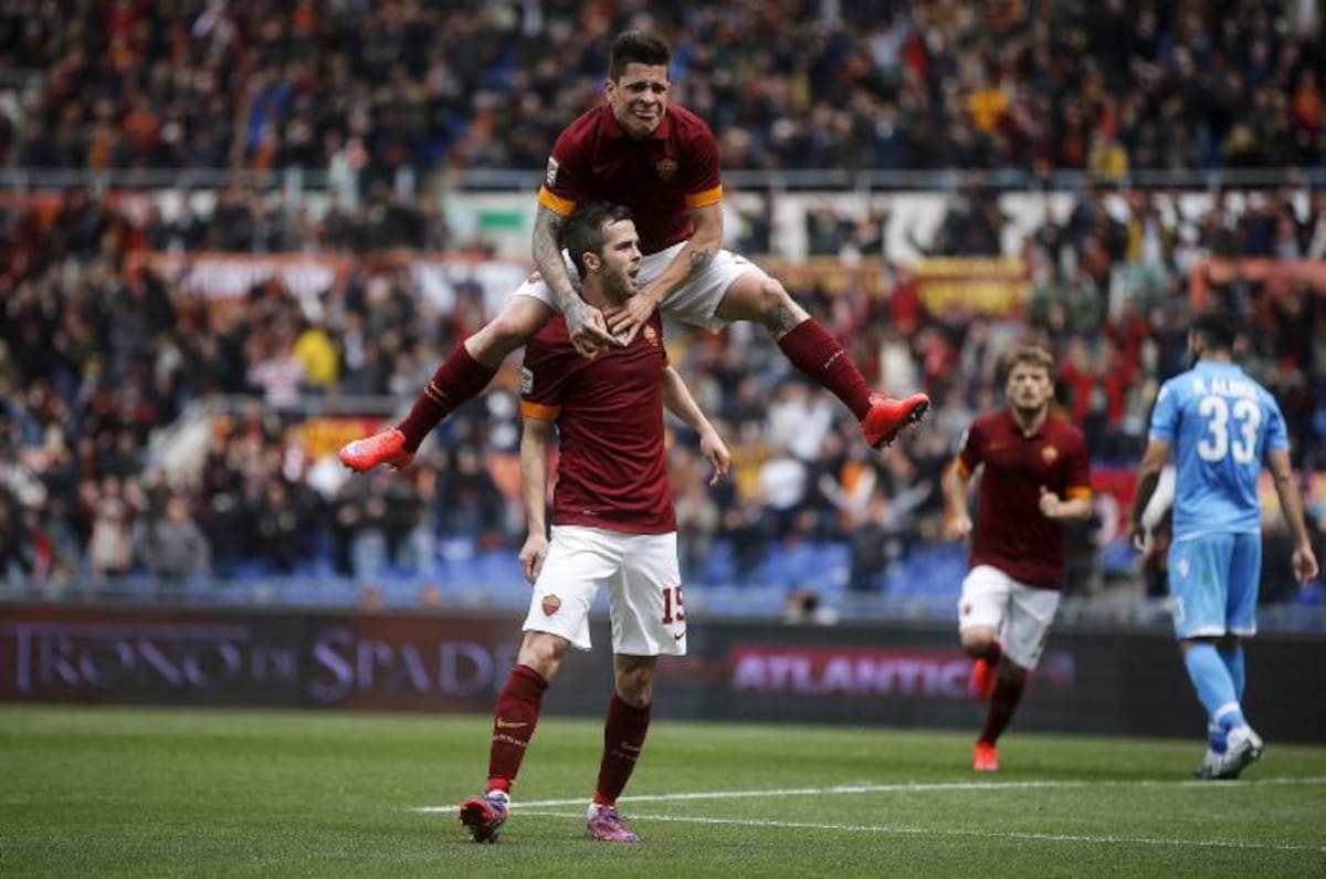 En el minuto 25, tras un robo de pelota en medio campo, el balón le cayó a Alessandro Florenzi que cedió atrás para que Pjanic se limitase a empujar, desde dentro del área, el esférico a la red. AP Riccardo Antimiani