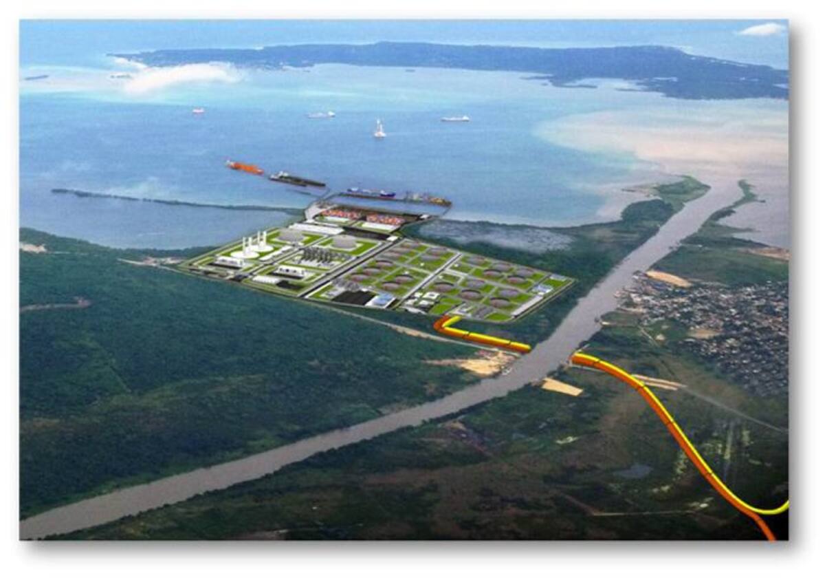 Ubicación de Puerto Bahía, a un lado del Canal del Dique y a orillas de la Bahía de Cartagena. CORTESIA