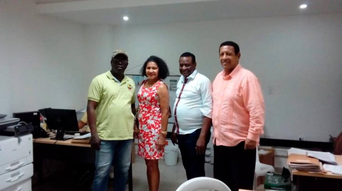 José Ahumedo, Narcisa Cesar, Alcides Arrieta y Antonio Muñoz.