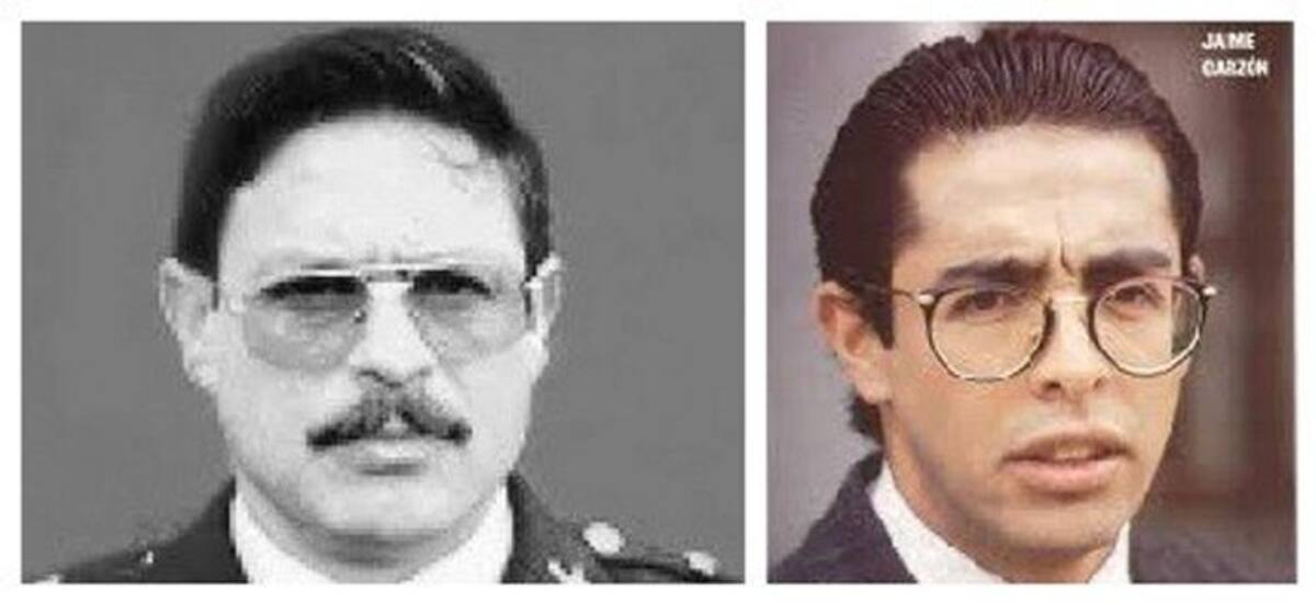 Coronel en retiro Jorge Eliécer Plazas Acevedo y el periodista Jaime Garzón. Colprensa