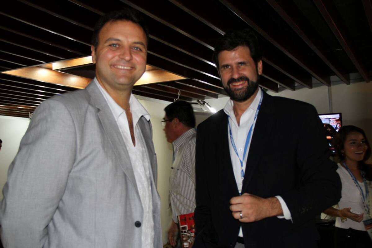 Daniel Ivoskus, presidente de la Cumbre y Antonio Sola.