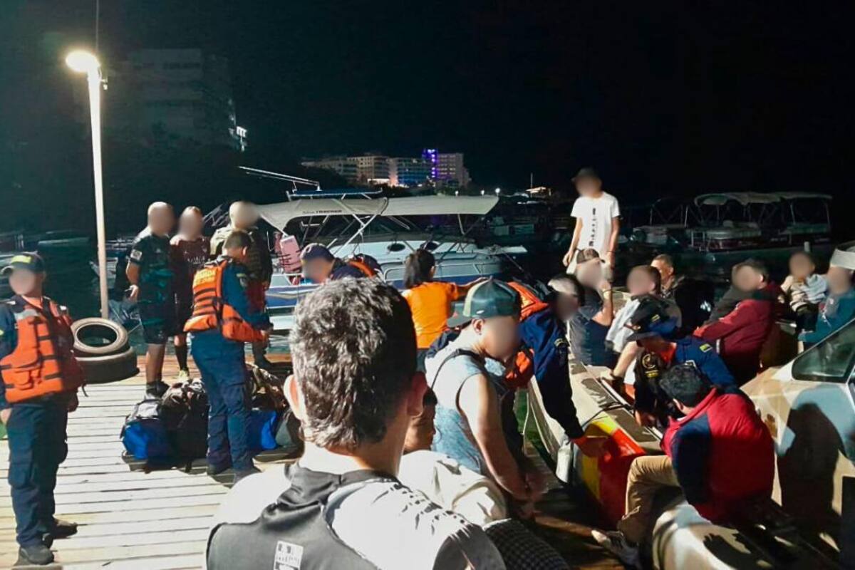 Armada rescató a 19 migrantes que iban a Centroamércia desde San Andrés