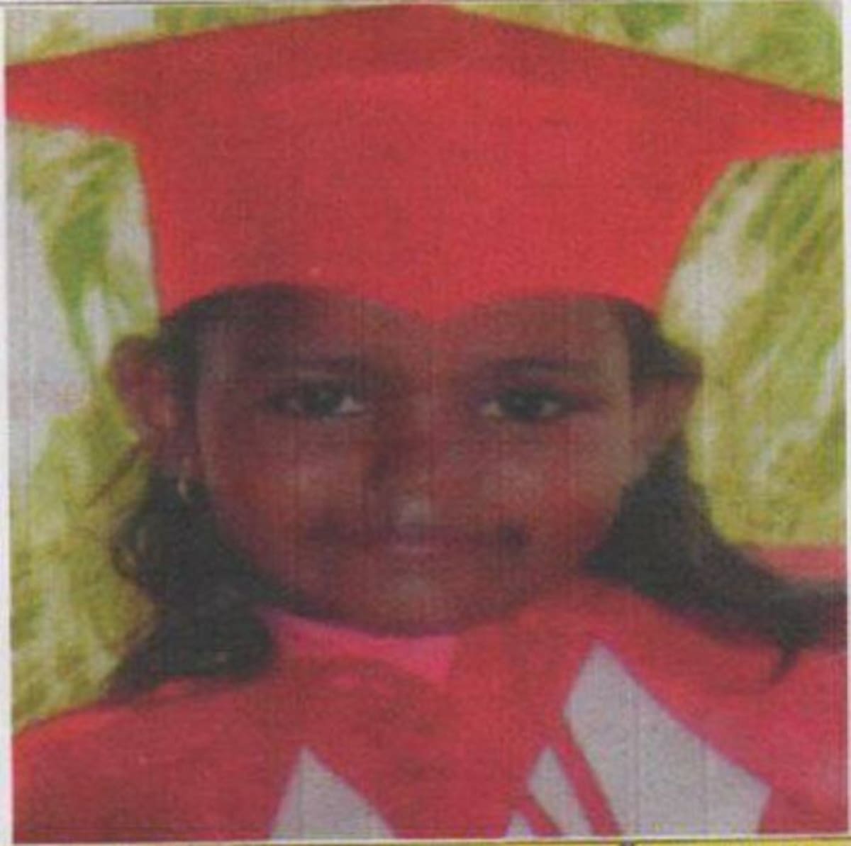 Karen Dayana, desaparecida en 2014. Archivo