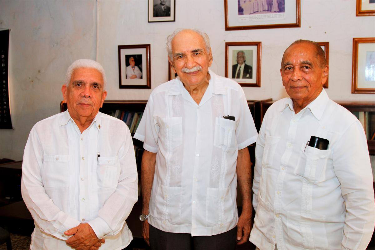 Darío Morón, Jaime Barrios y Benjamín Blanco.
