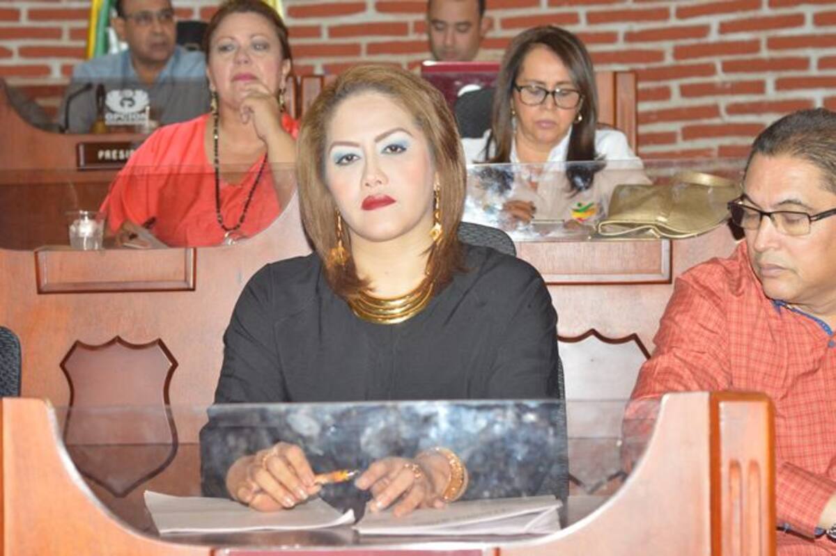 Nubia Fontalvo, contralora distrital. Cortesía