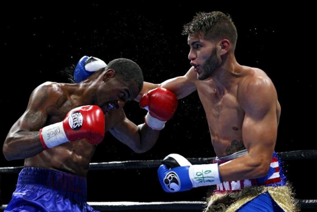 Terrell Williams y Prichard Colón. AFP Patrick Smith