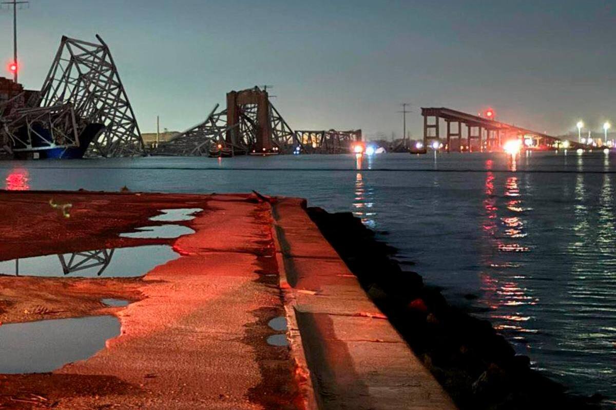 Exportaciones colombianas a EE.UU. afectadas por caída del puente de Baltimore