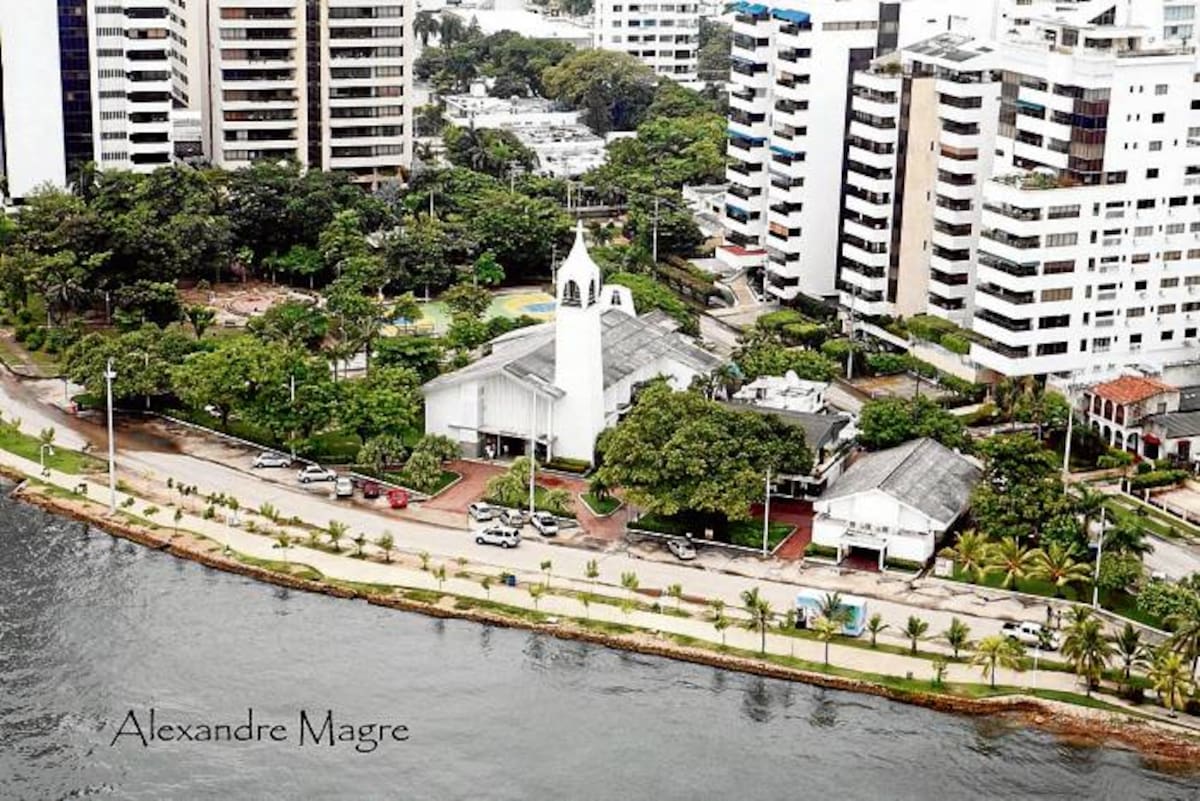 La Iglesia de Bocagrande en la actualidad. ARCHIVO EL UNIVERSAL