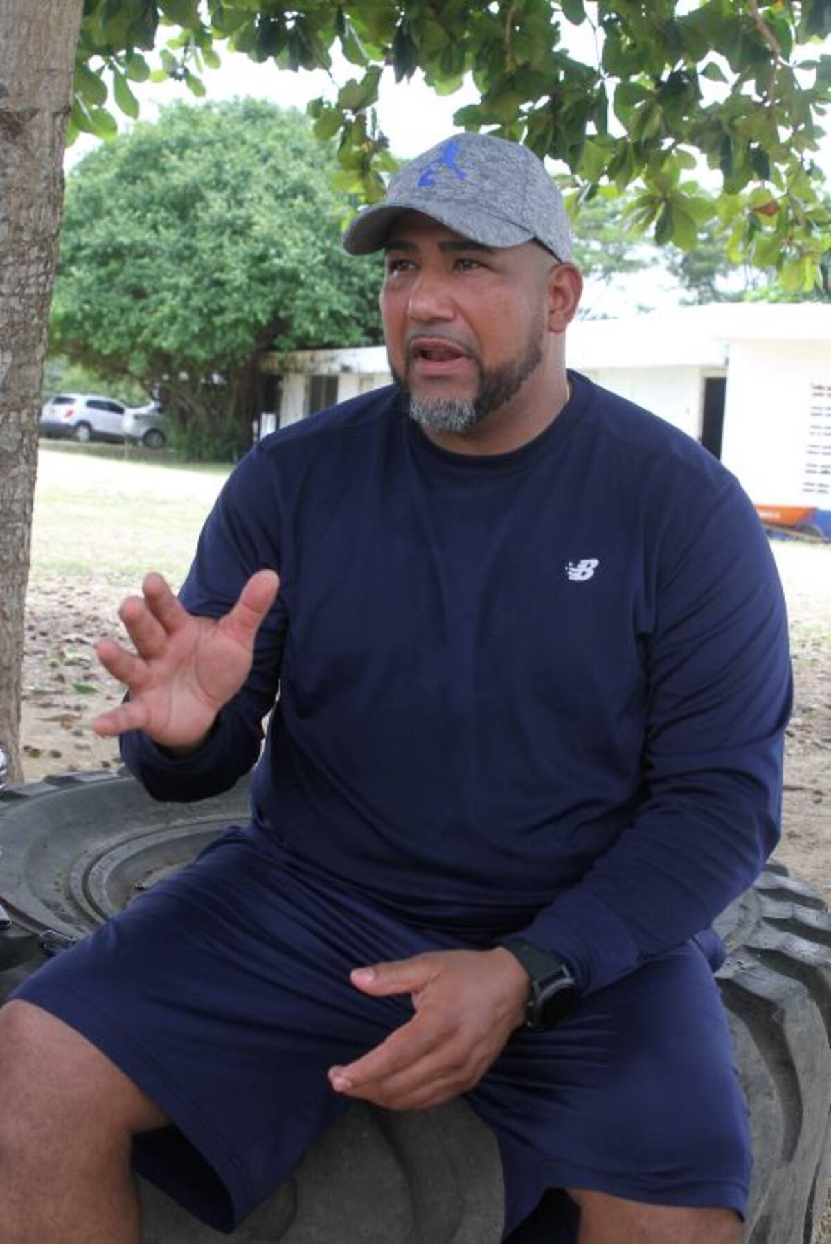José Molina, expelotero de las Grandes Ligas, está en Cartagena. Óscar Díaz/El Universal