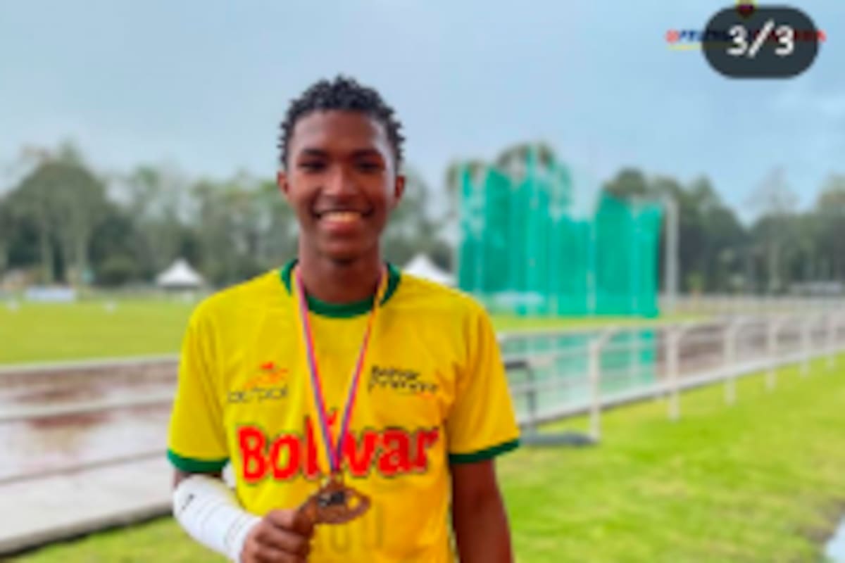 Nacional de Atletismo Sub-18: Bolívar se colgó cuatro medallas
