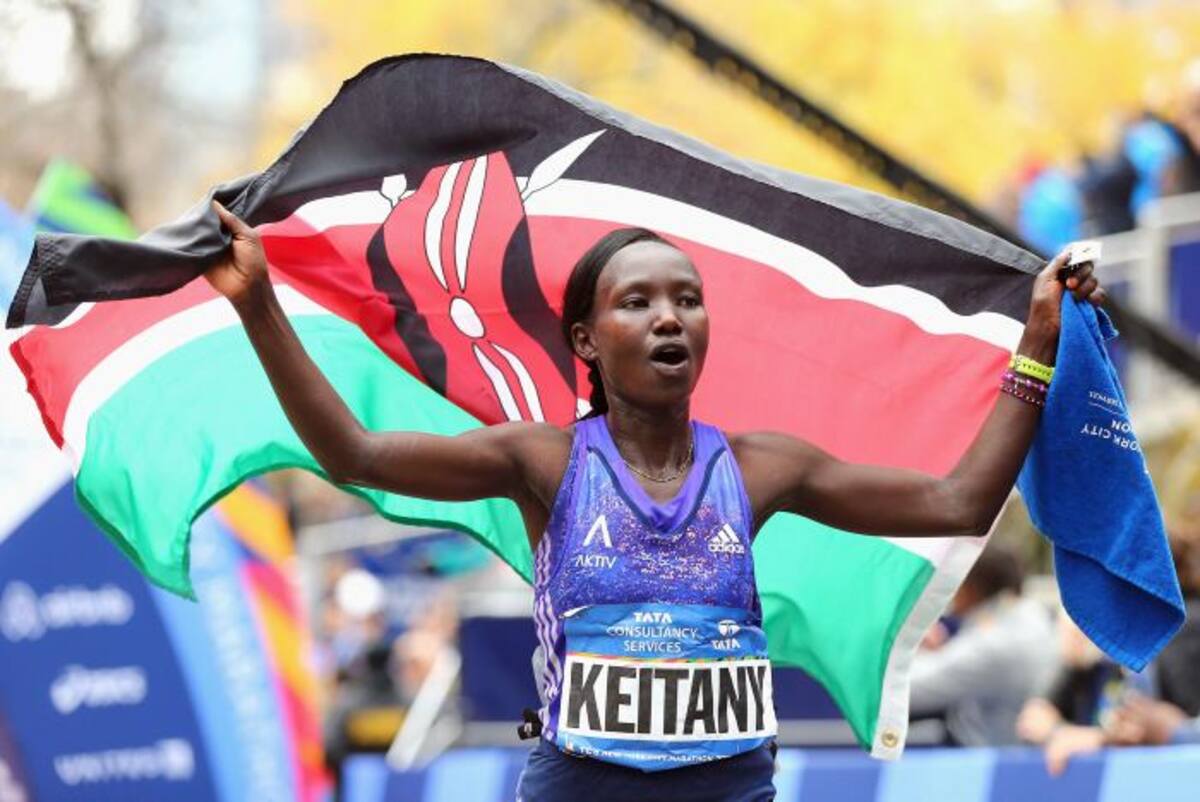 Mary Keitany. AFP ELSA