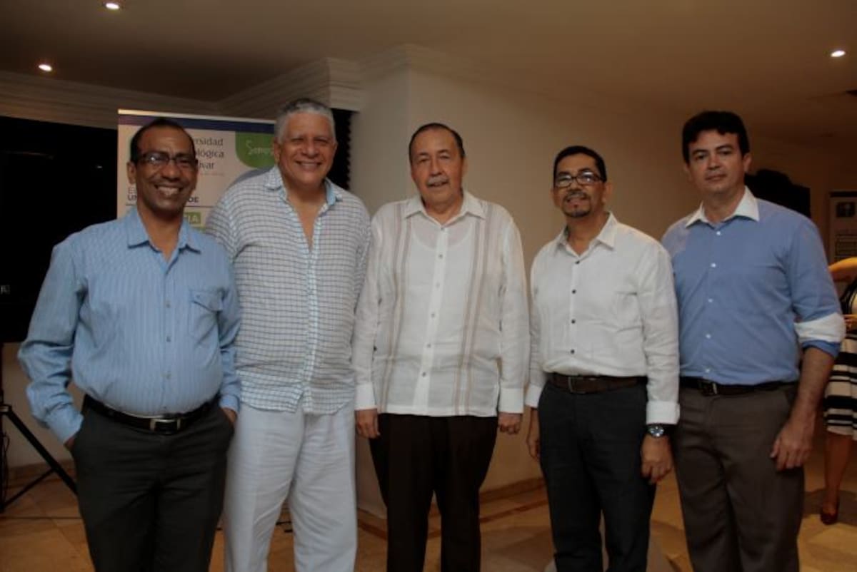 William Arellano, Germán Fonseca, Gonzalo Garzón, Raúl Padrón y Miguel Garcés. Luis E. Herrán-El Universal