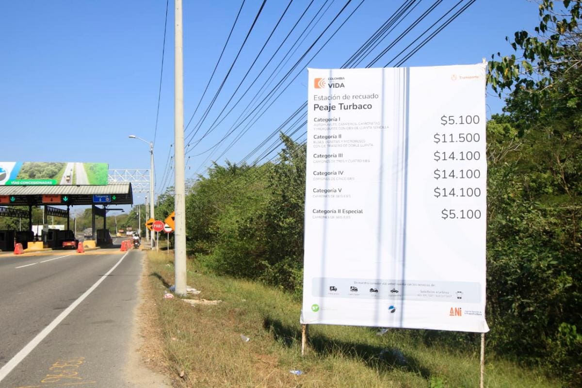 La verdad sobre el pago de las categorías 1 y 2 en el peaje de Turbaco