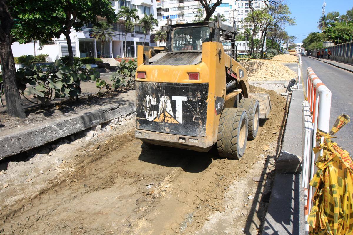 Destacan obras en Bocagrande, pero piden medidas para mejorar la movilidad
