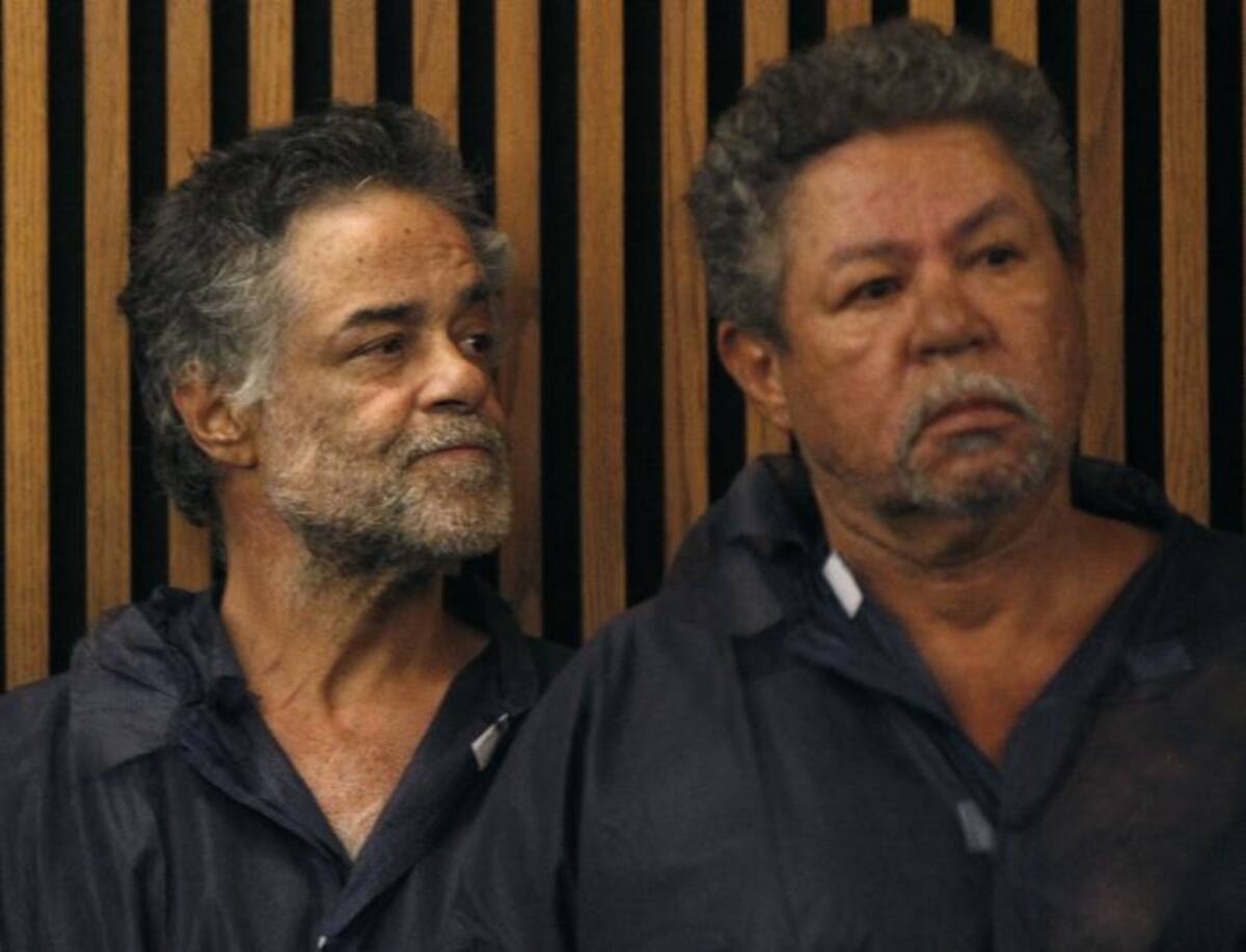 Pedro y Onil Castro, hermanos de Ariel Castro. AFP Matt SULLIVAN