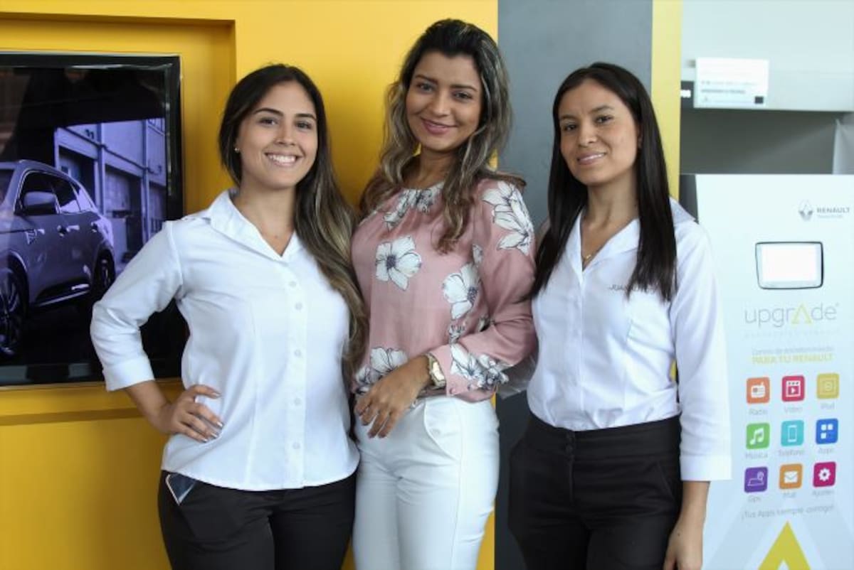 Jalime Arana, Kelly Puello y Nathaly Vargas. Kailline Giraldo-El Universal