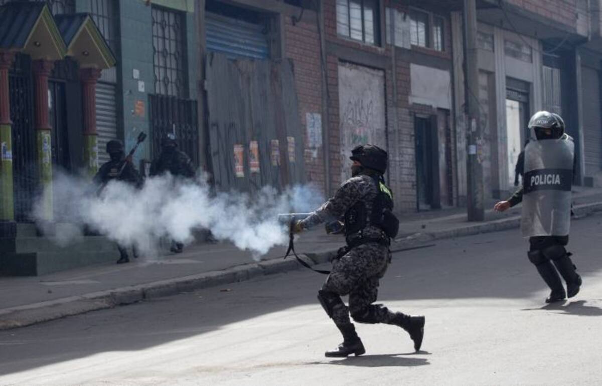 Protestas en La Paz, Bolivia. AP Juan Karita