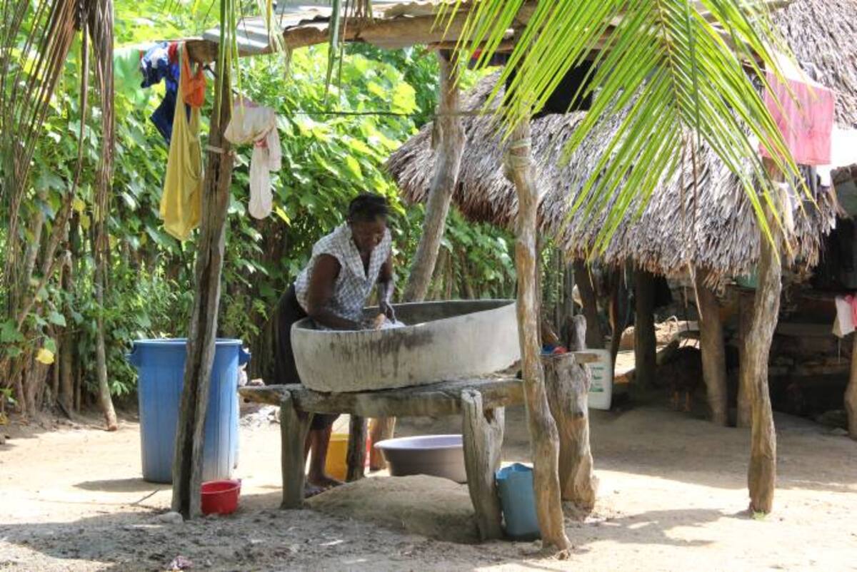 La falta de servicios de acueducto y alcantarillado es de las necesidades básicas insatisfechas más sentidas por los habitantes de San Basilio de Palenque. ARCHIVO