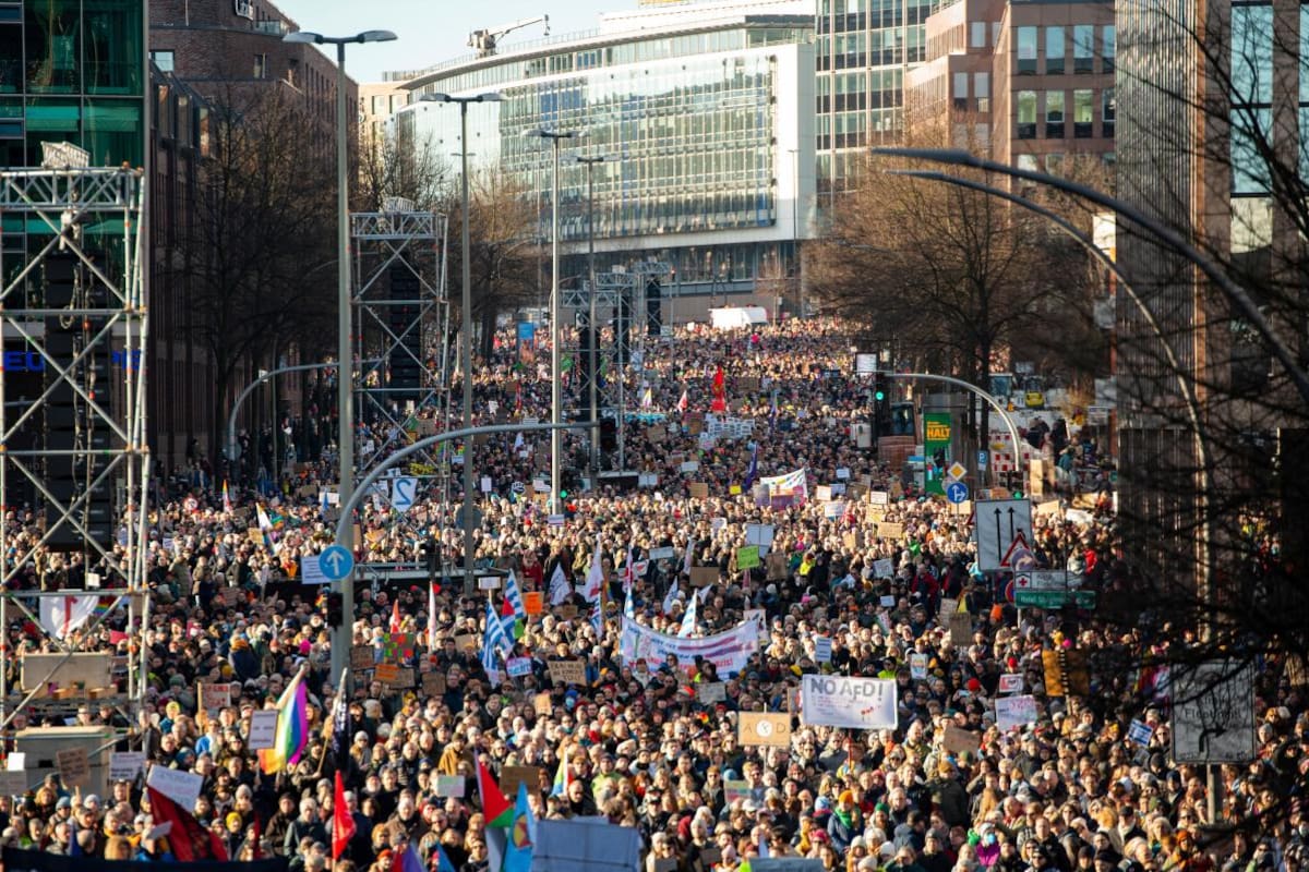 Tercer fin de semana de protestas en Alemania contra la ultraderecha