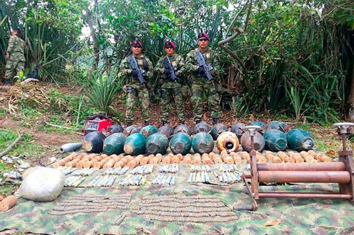 El decomiso se hizo con apoyo de un exguerrillero. COLPRENSA