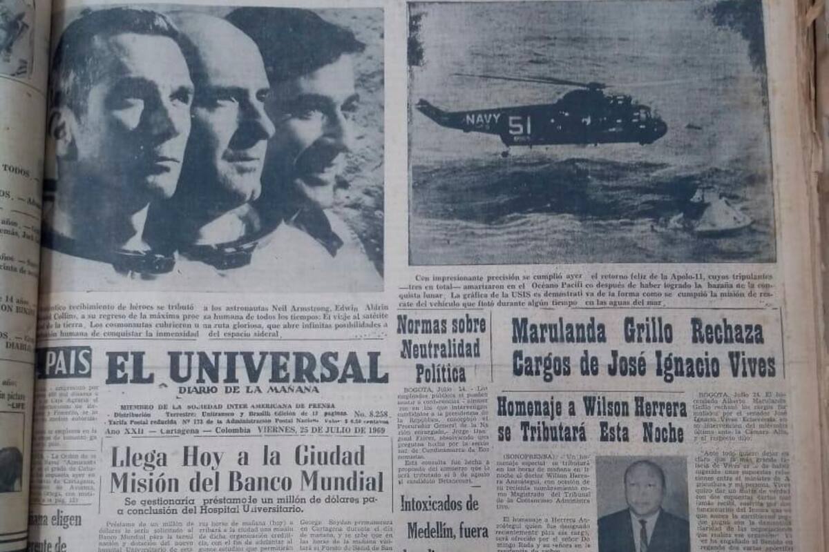Así cubrió El Universal hace 50 años el primer viaje tripulado a la Luna