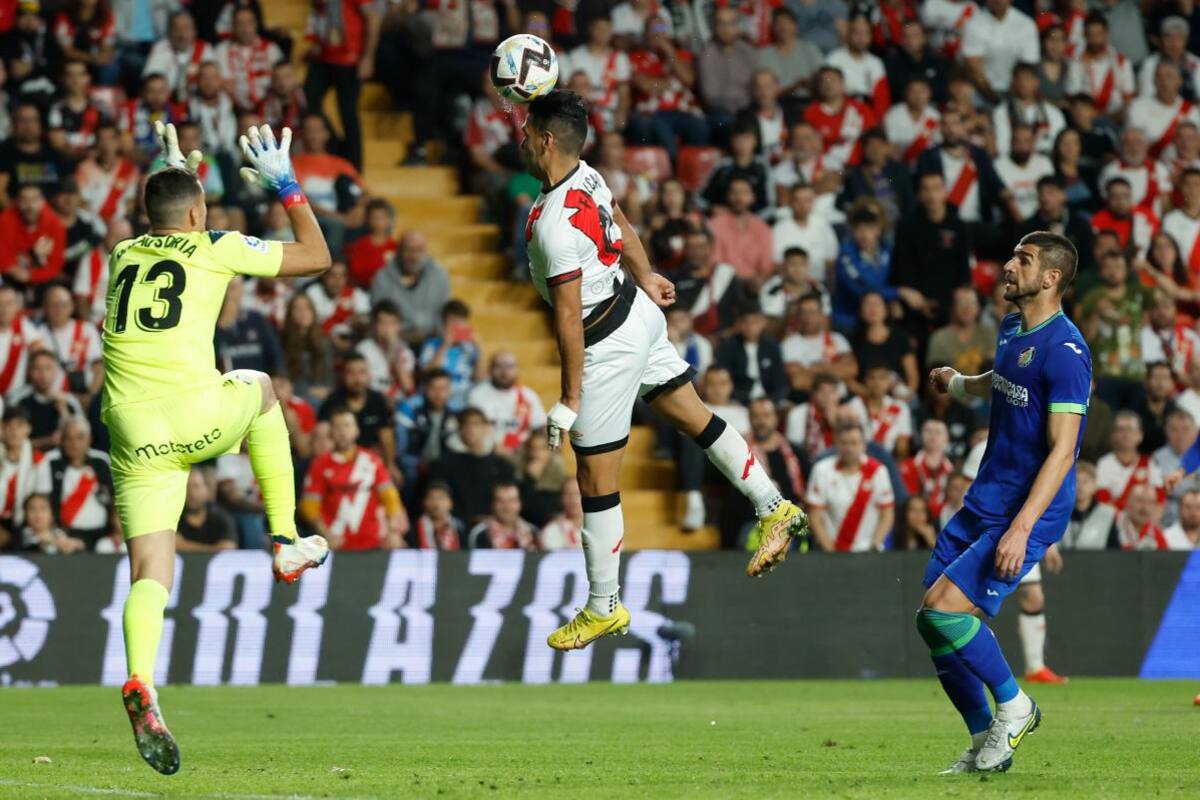 Con pocos minutos de Falcao, Rayo Vallecano empata con Getafe