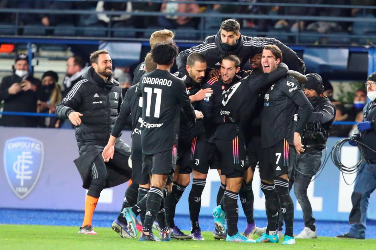 Juventus gana al Empoli; Cuadrado iguala marca de Iván Ramiro Córdoba