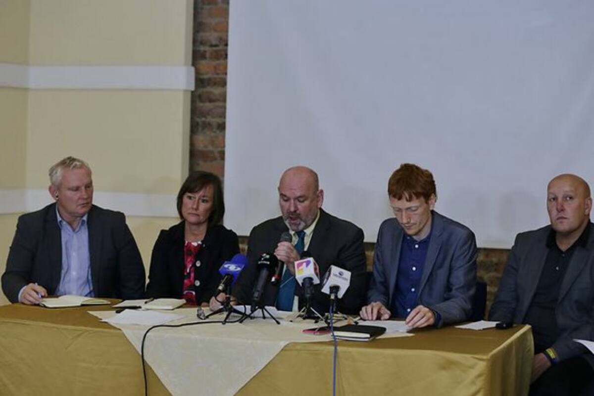 Declaraciones de la Segunda Delegación Internacional de Monitoreo, después de su visita para observar el estado de la implementación de los acuerdos de paz. Colprensa